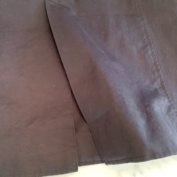 Ines De Fressange for Uniqlo navy double breasted trench coat size XS - Picture 11 of 14